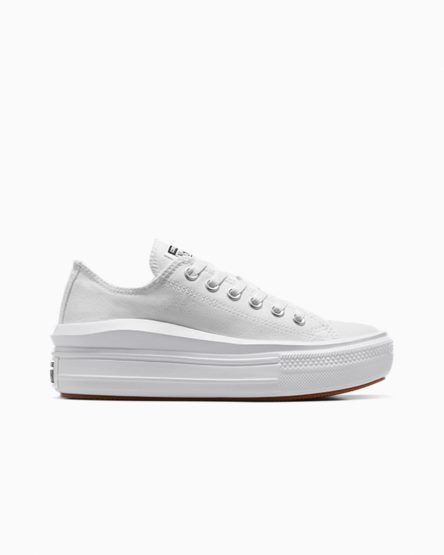 Women's Converse Chuck Taylor All Star Move Low Top Platform Shoes White | AU 06185M